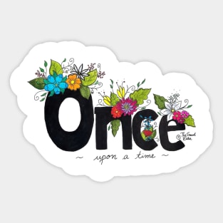 Once upon a time Sticker